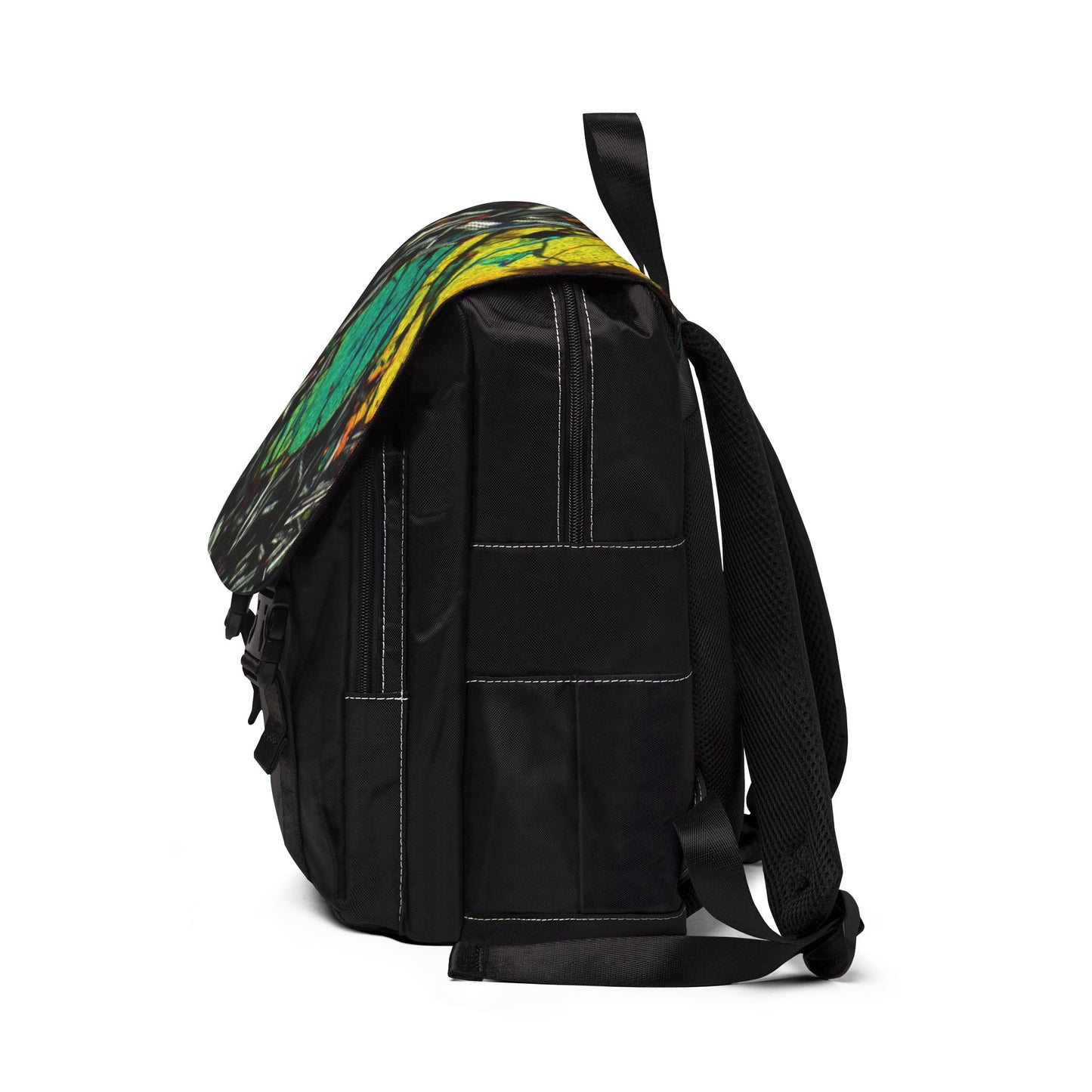 Olivine in Basalt Unisex Casual Shoulder Backpack