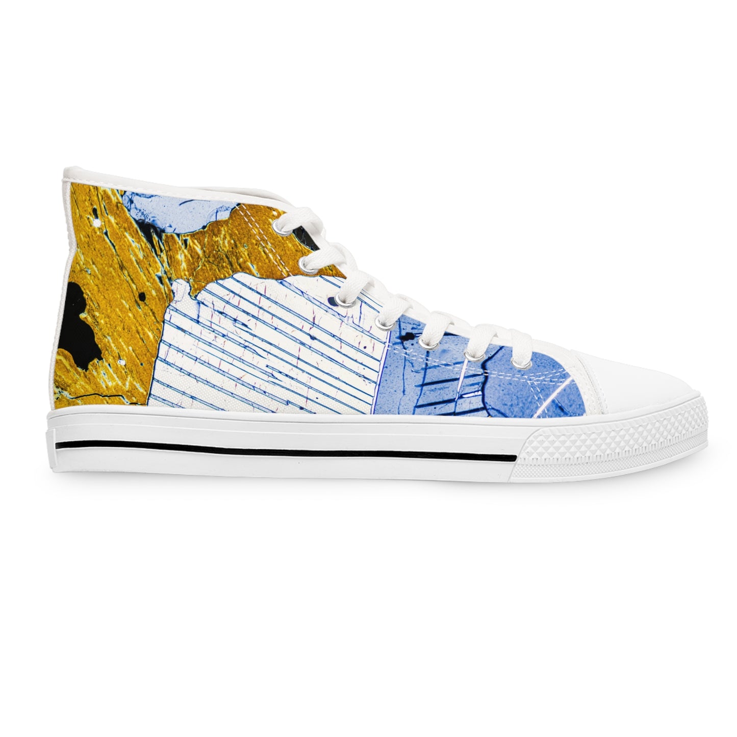 Plagioclase in Pyroxene Women's High Top Sneakers