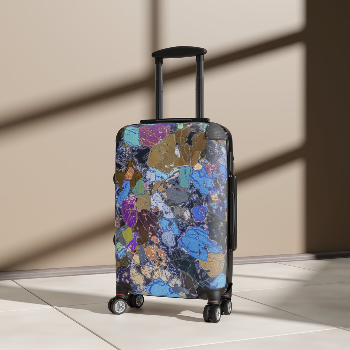 Gabbro with Pyroxene/Olivine Travel Suitcase