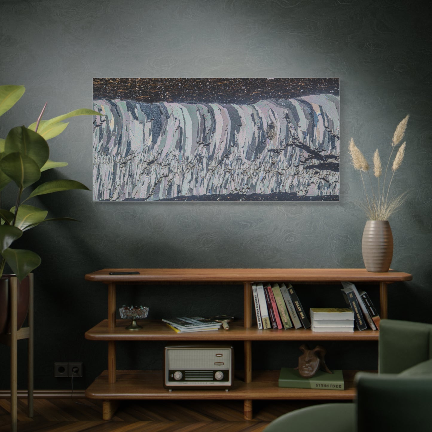 Mineralization Vein Canvas Wall Art