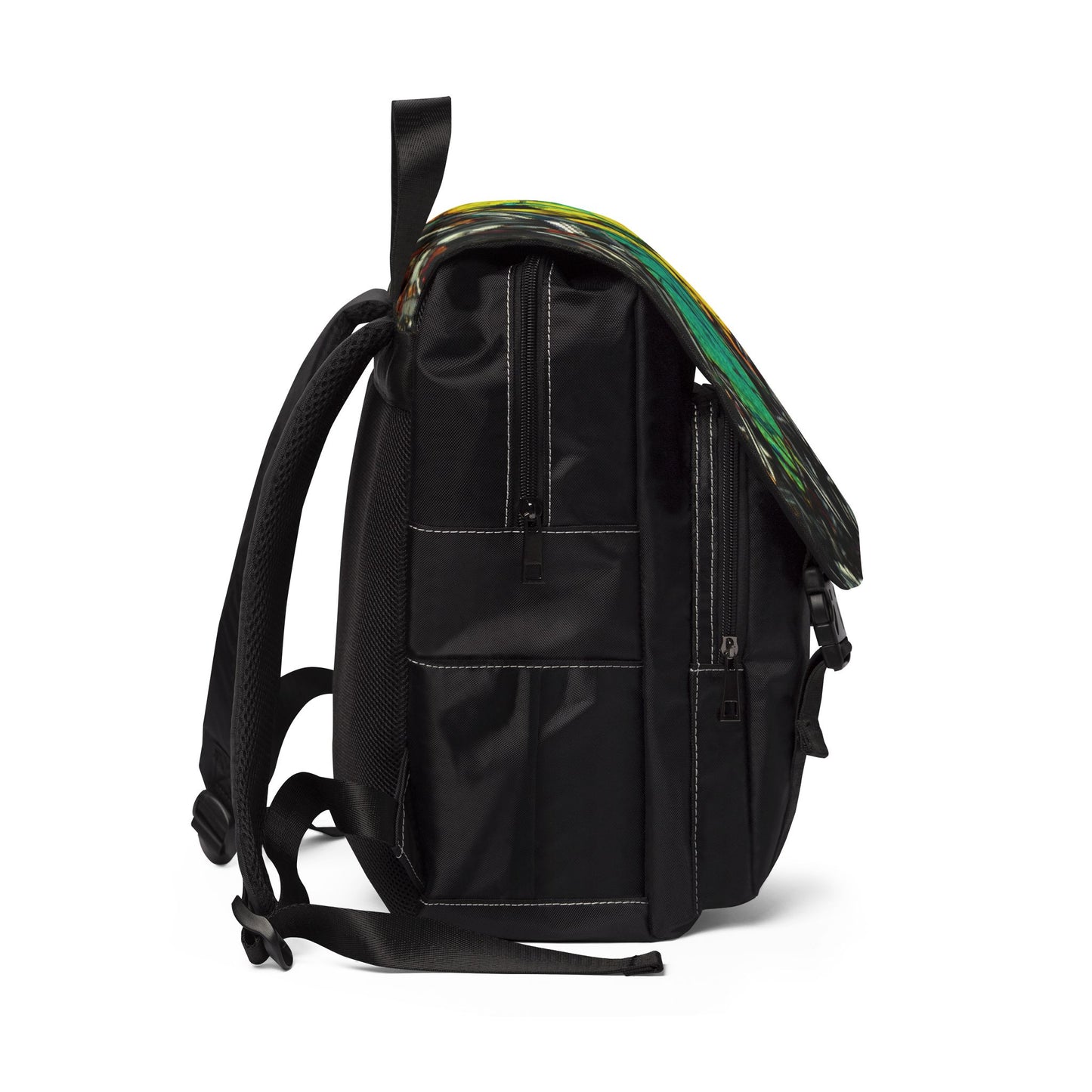 Olivine in Basalt Unisex Casual Shoulder Backpack