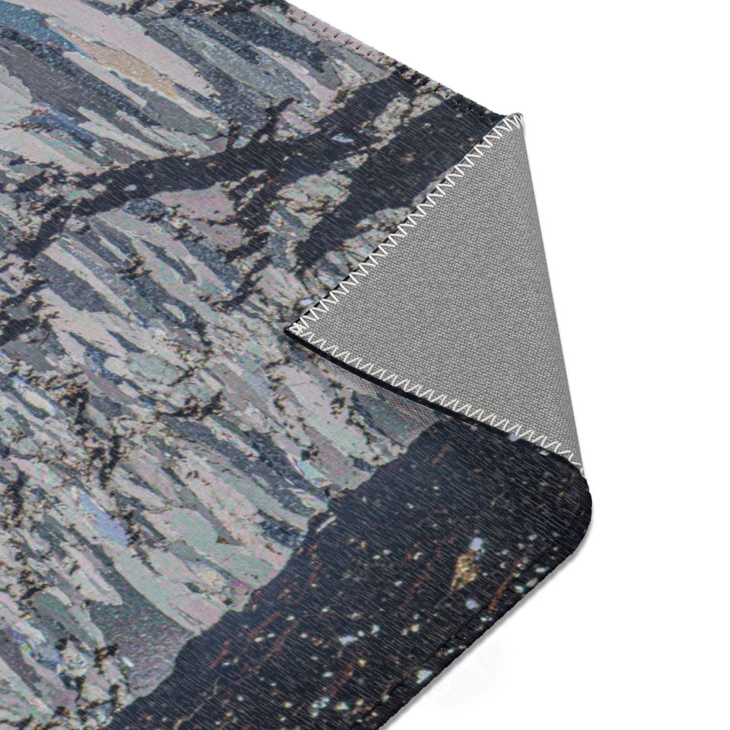 Mineralization Vein Rock Area Rug