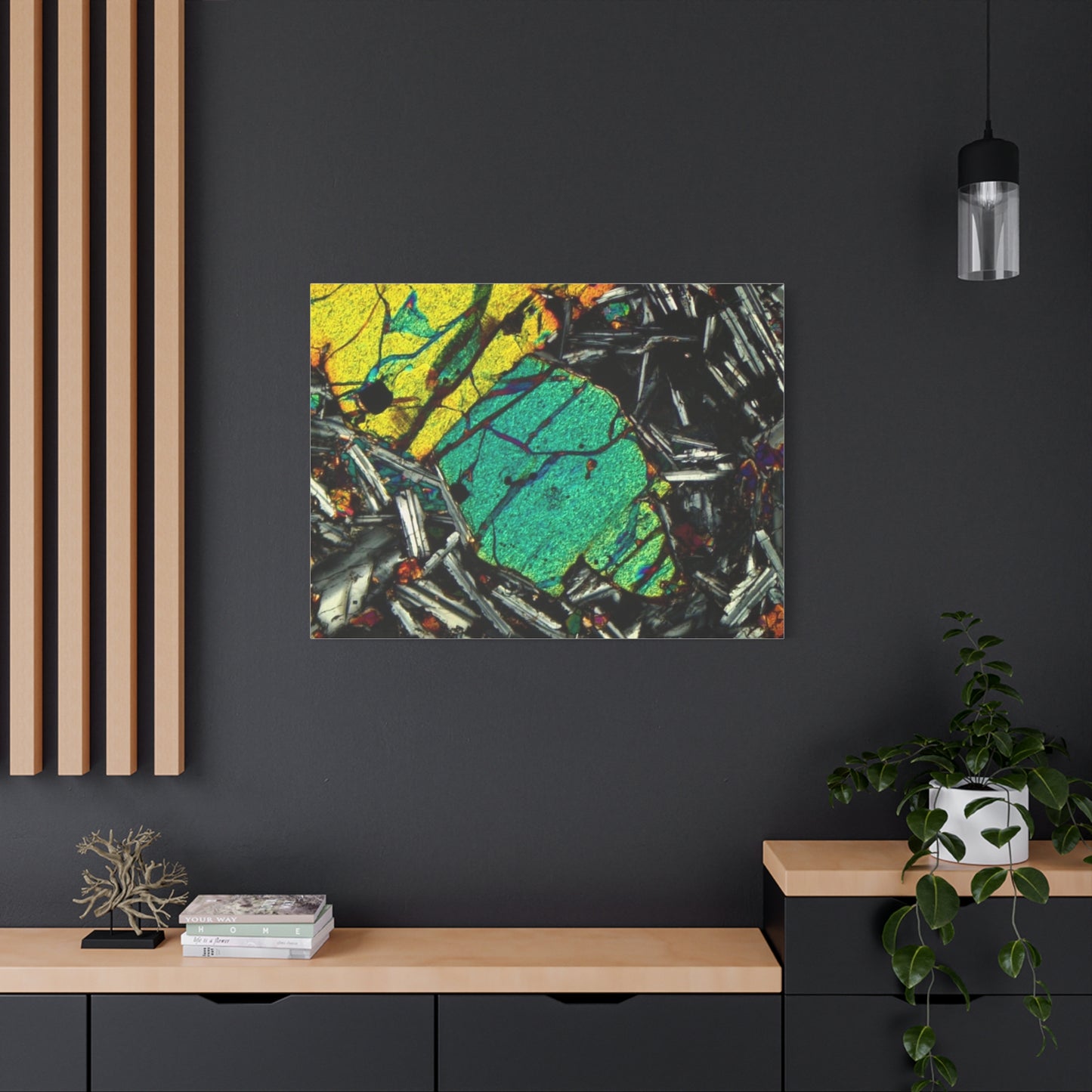 Olivine in Basalt Matte Canvas, Stretched, 1.25"