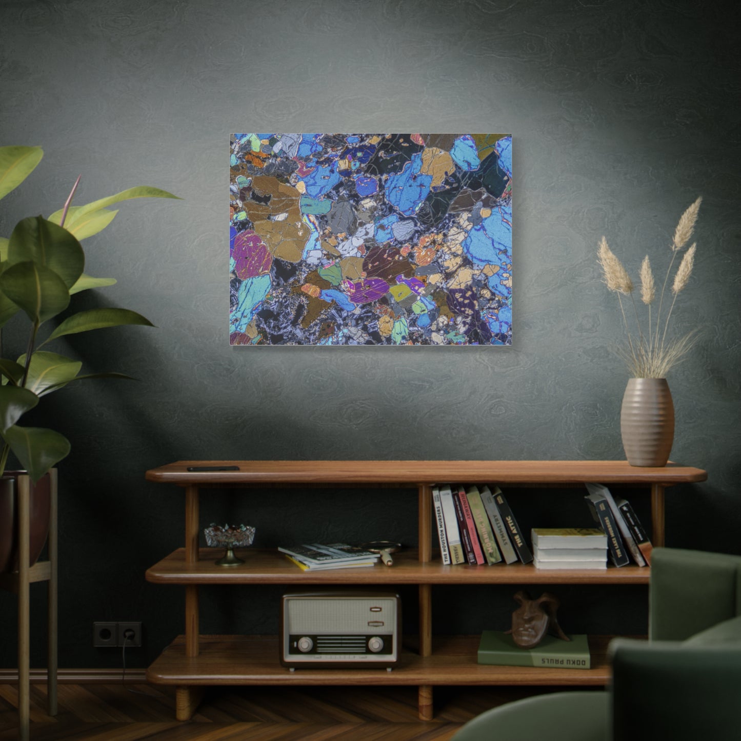 Gabbro Pyroxene/Olivine Canvas Wall Art