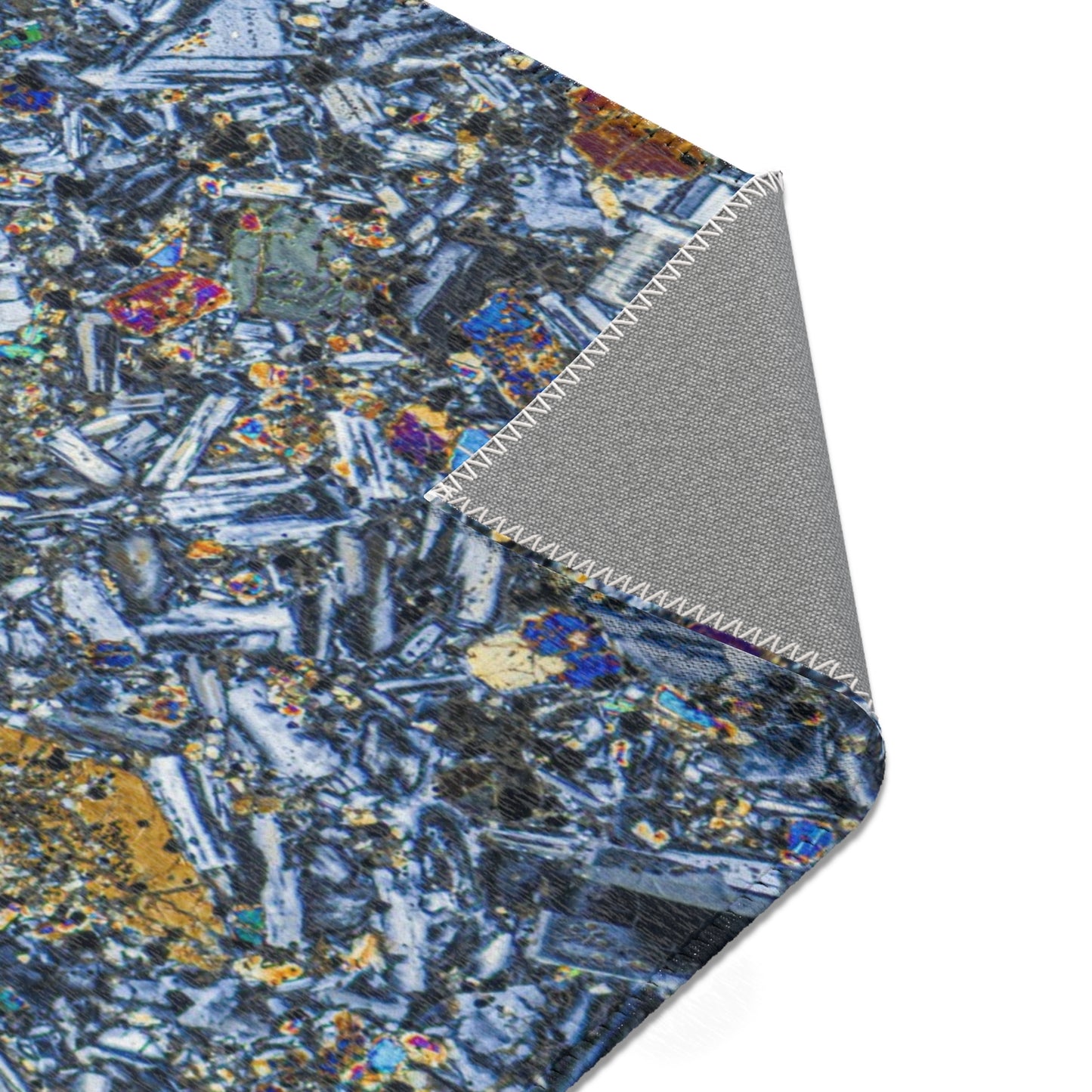 Plagioclase in Basalt Area Rug