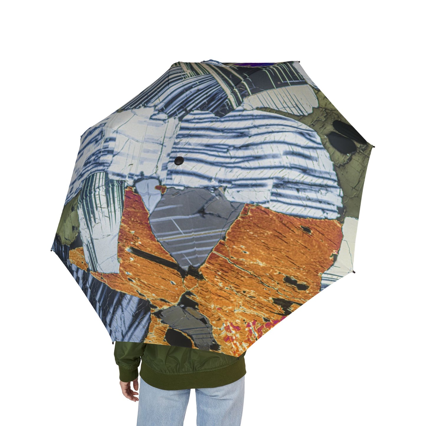 Feldspar with Pyroxene Foldable Umbrella