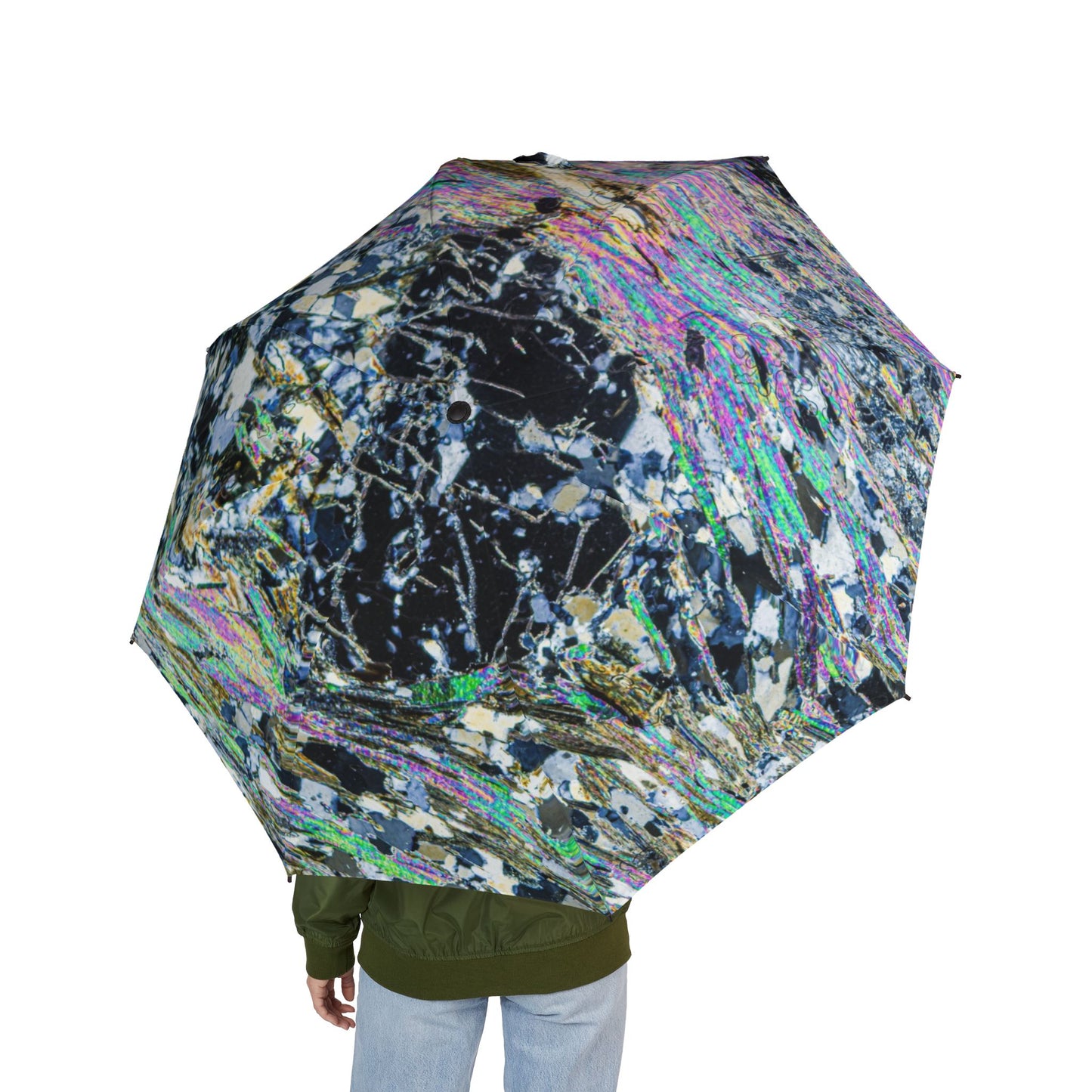 Metamorphosing Garnet Foldable Umbrella