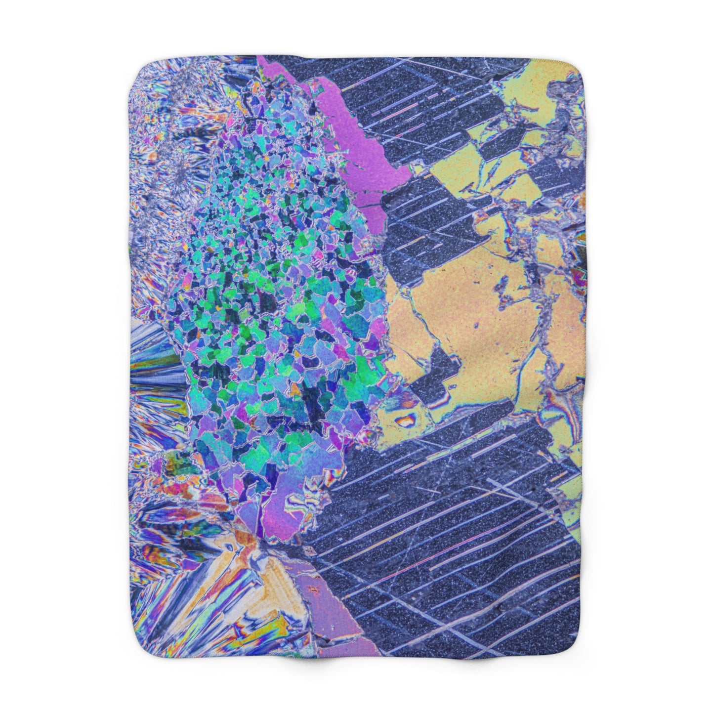 Calcite Sherpa Fleece Blanket