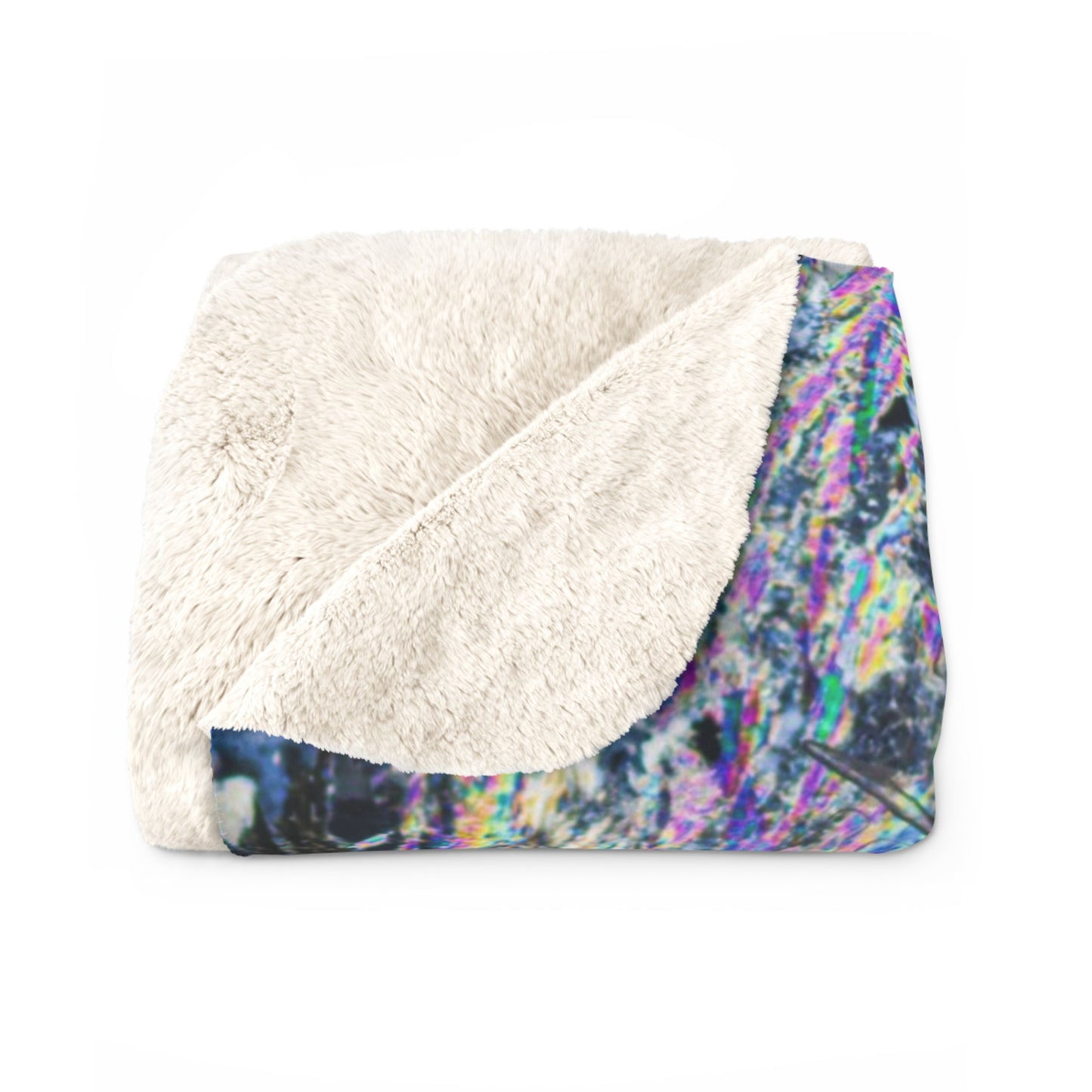 Metamorphosing Garnet Sherpa Fleece Blanket