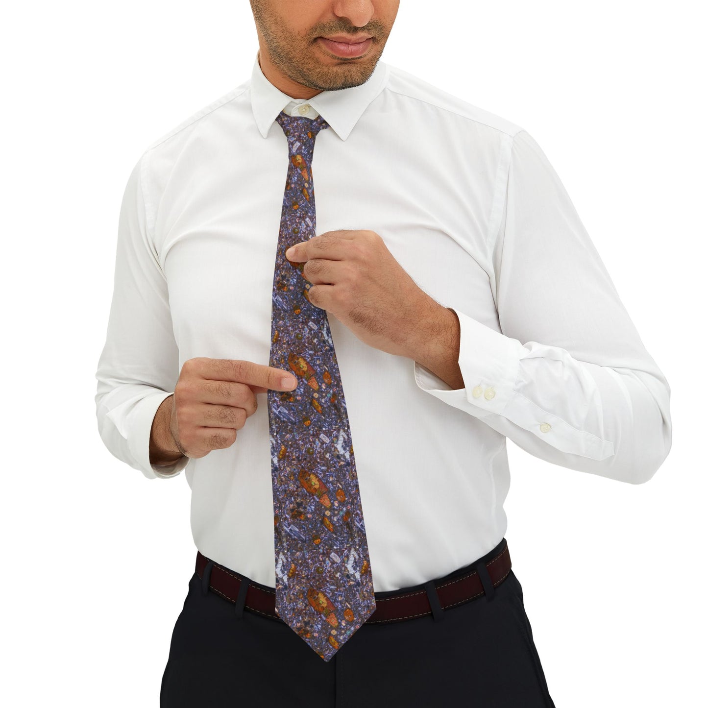 Hornblende in Basalt Necktie