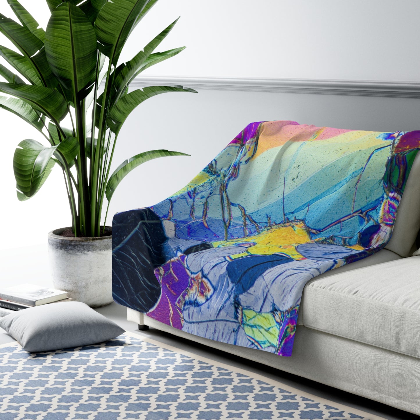 Peridotite Sherpa Fleece Blanket