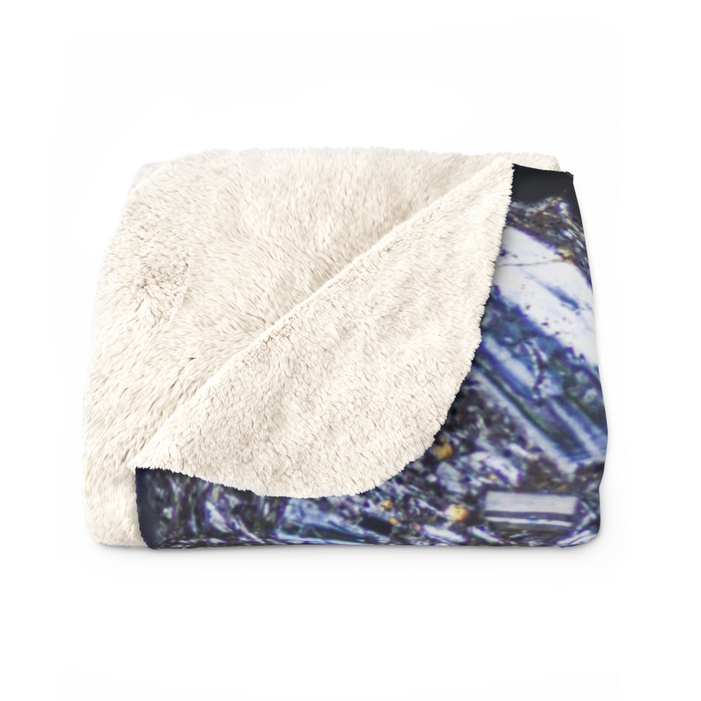 Pyroxene Crystal Sherpa Fleece Blanket
