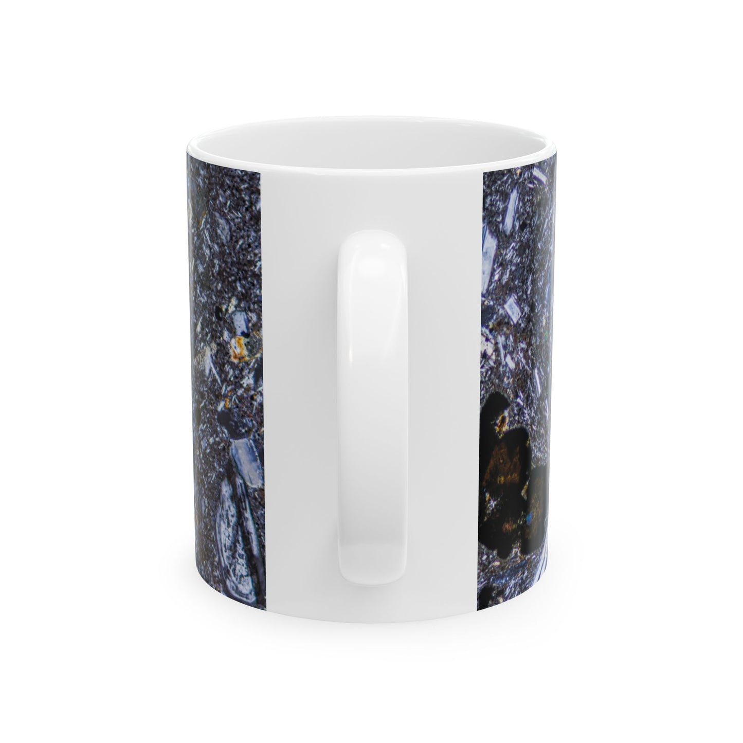 Pyroxene Cyrtsal in Basalt Ceramic Mug