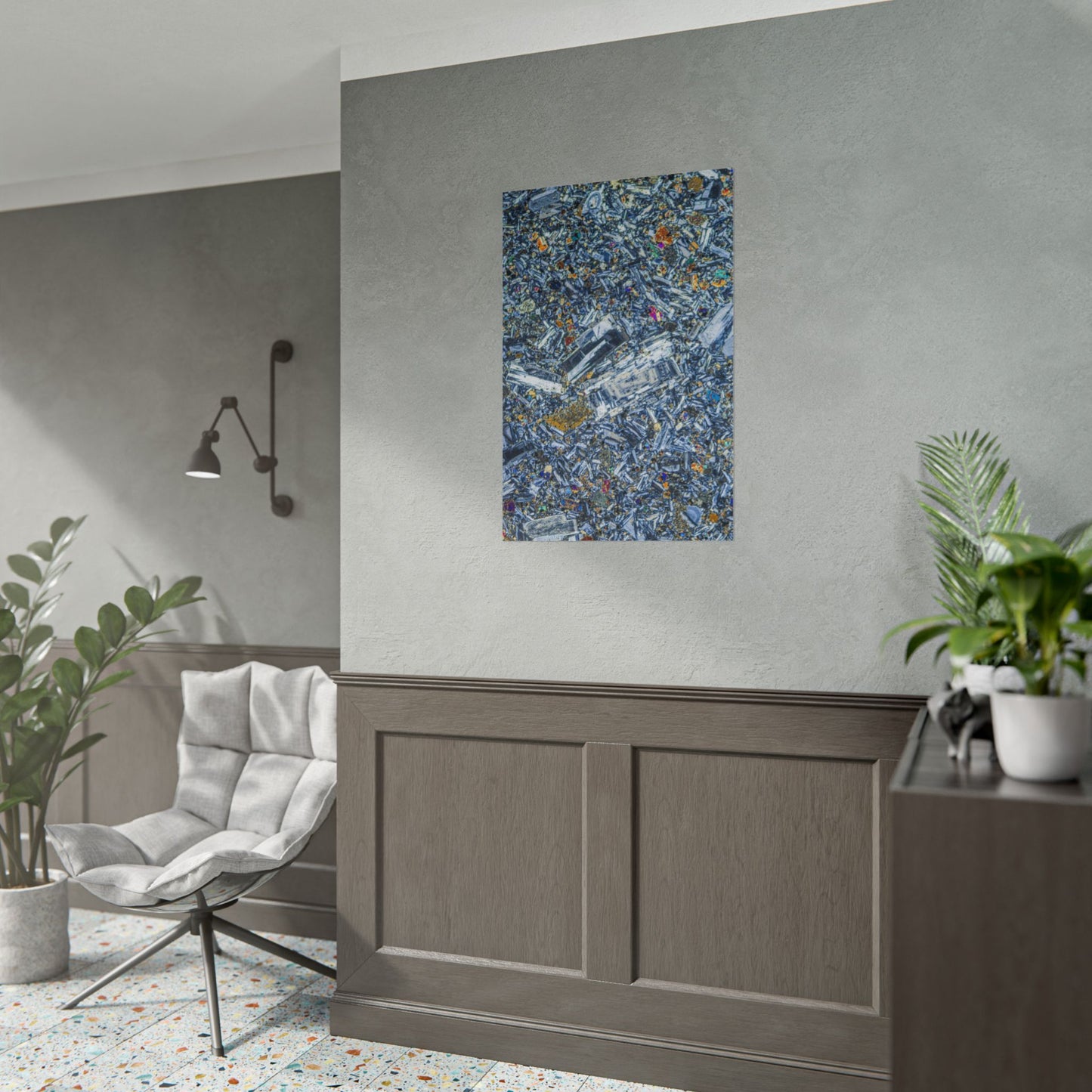 Plagioclse in Basalt Rolled Posters