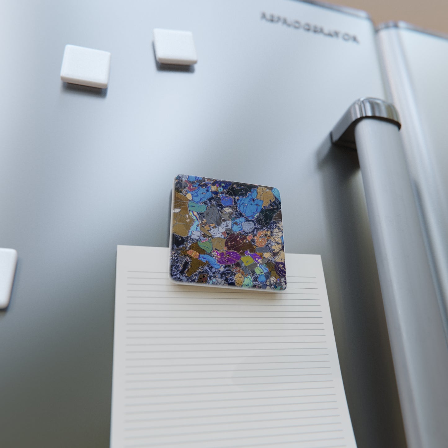 Gabbro with Olivine/Pyroxene Porcelain Magnet