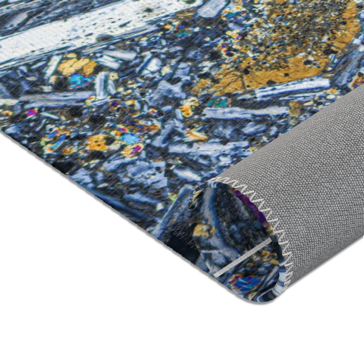 Plagioclase in Basalt Area Rug