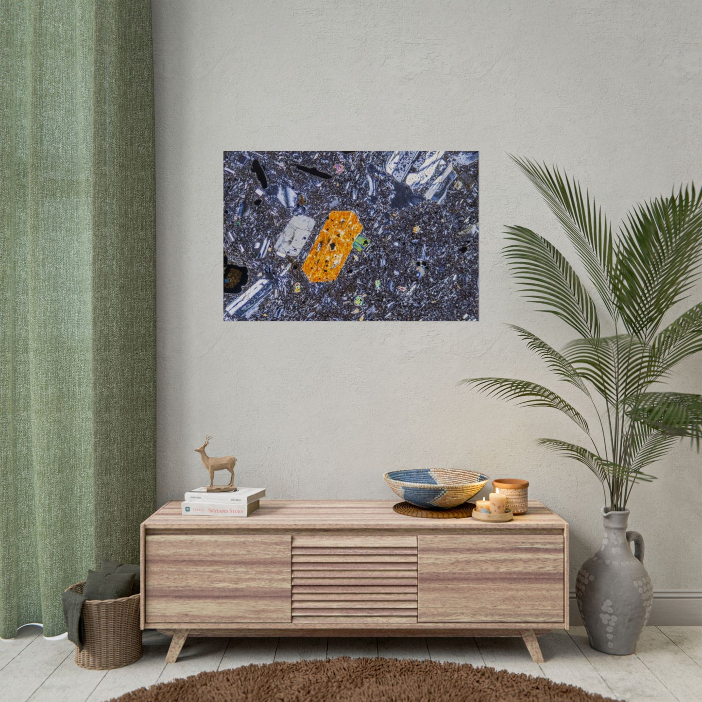 Pyroxene Crystal Rolled Posters