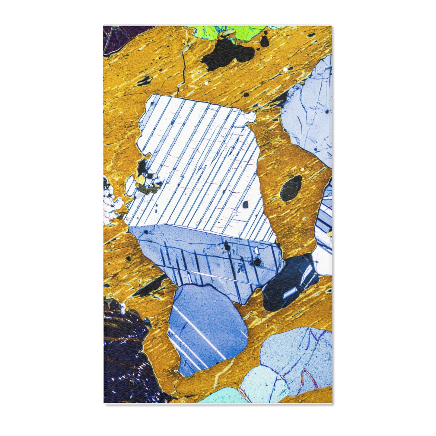Plagioclase in Pyroxene Area Rug