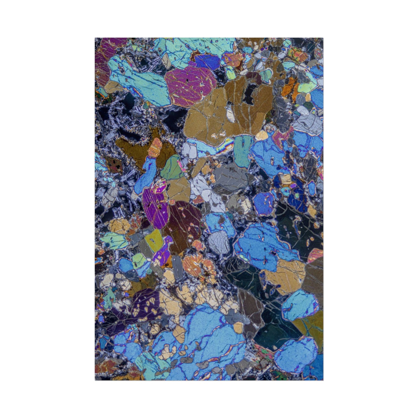 Gabbro with Olivine/Pyroxene Rolled Posters