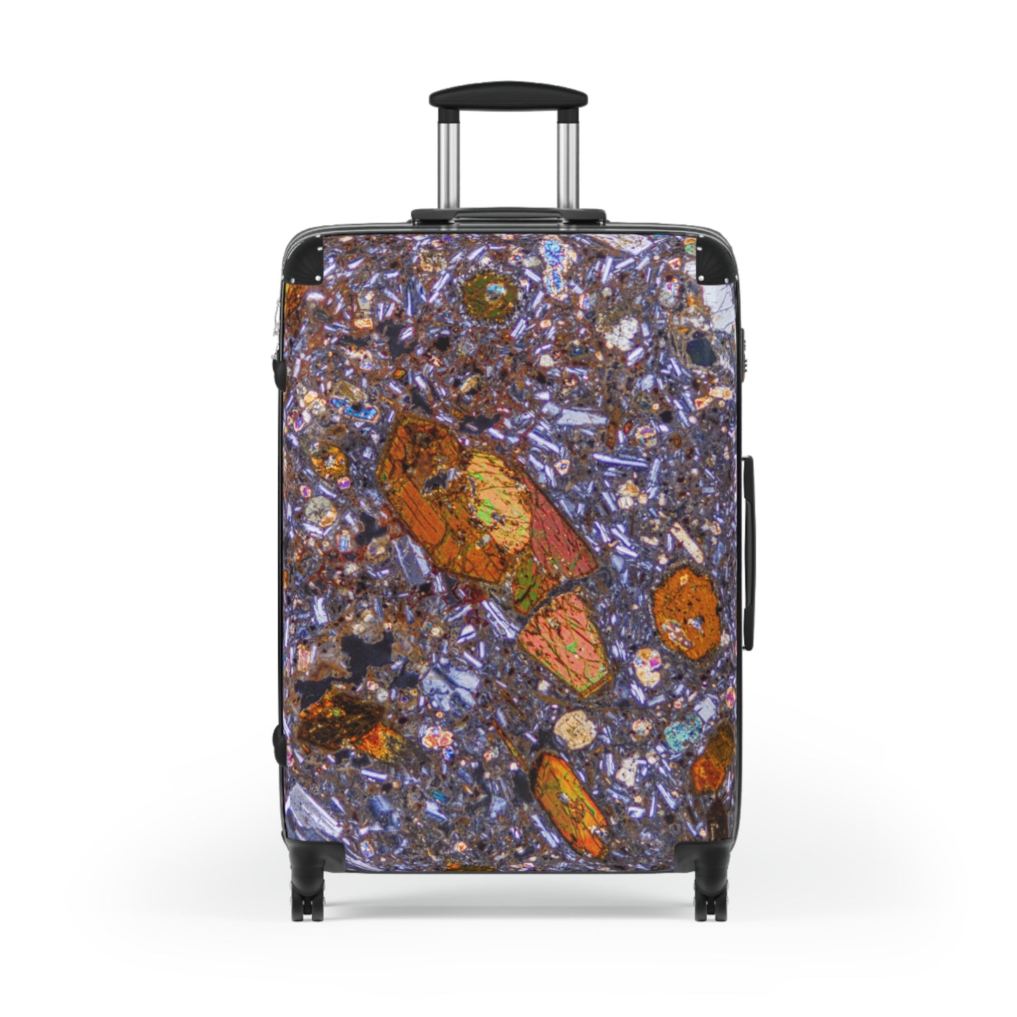 Hornblende in Basalt Travel Suitcase