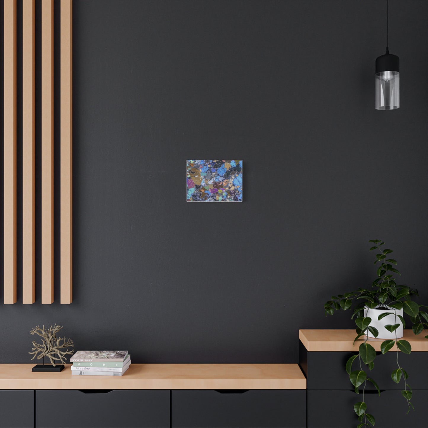Gabbro Pyroxene/Olivine Canvas Wall Art