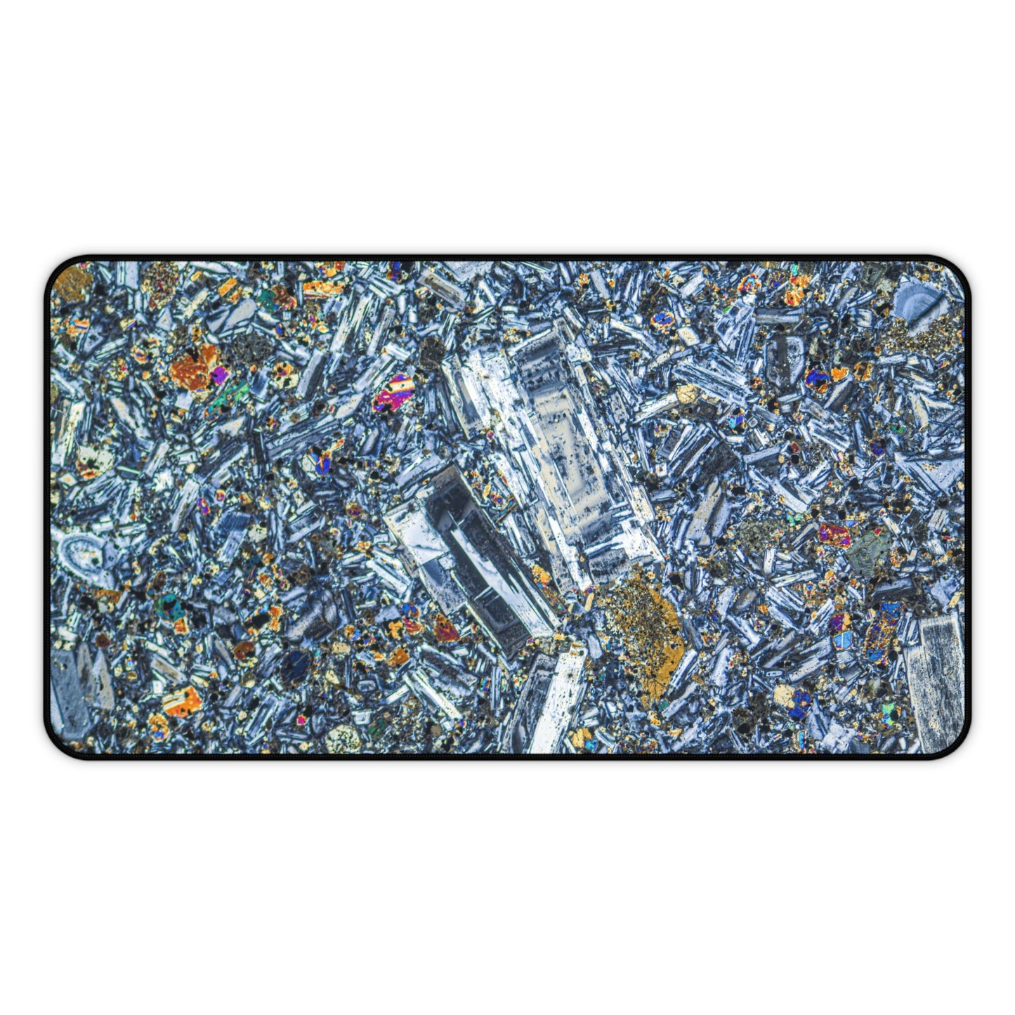 Plagioclase in Basalt Vein Desk Mat