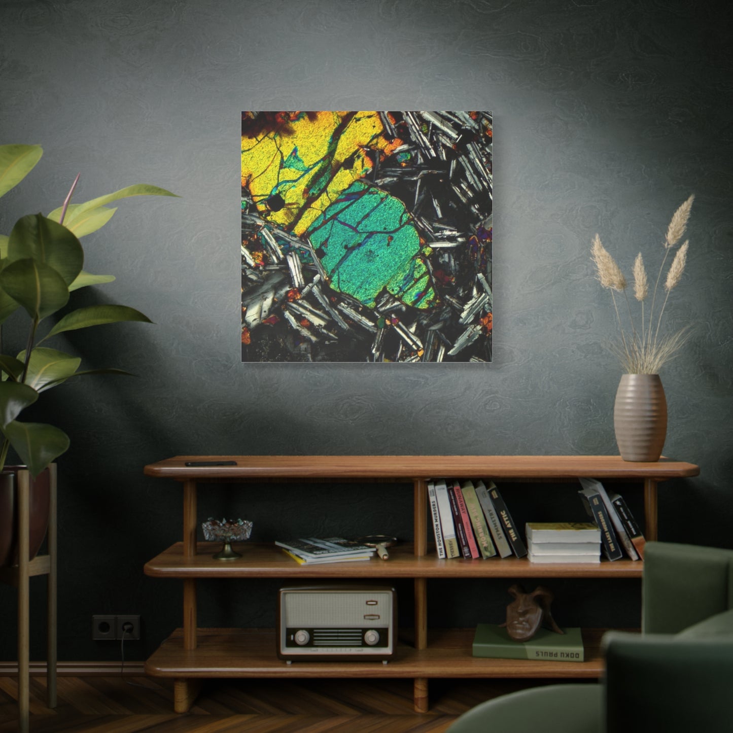 Olivine in Basalt Matte Canvas, Stretched, 1.25"