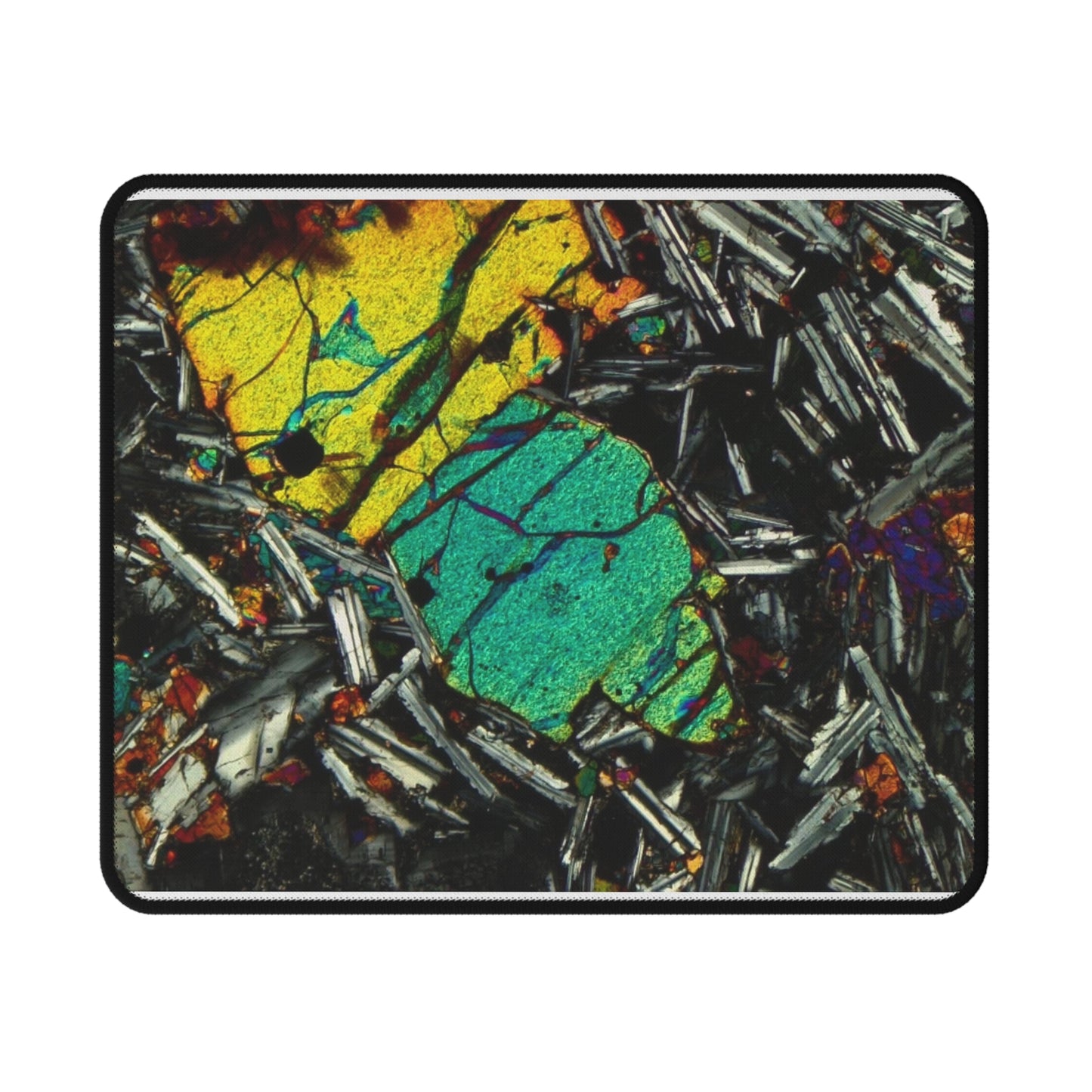 Olivine in Basalt Small Mouse Pad