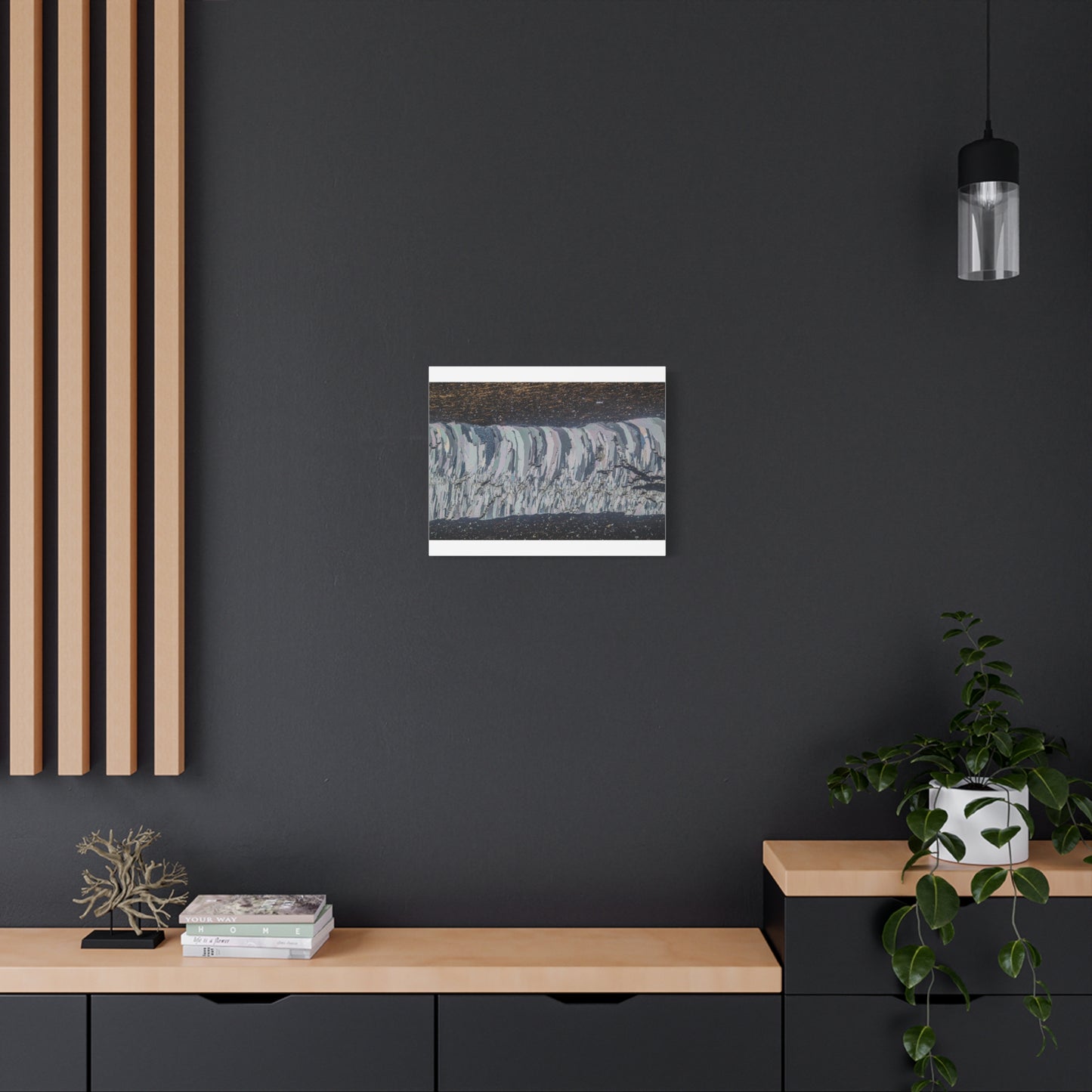 Mineralization Vein Canvas Wall Art