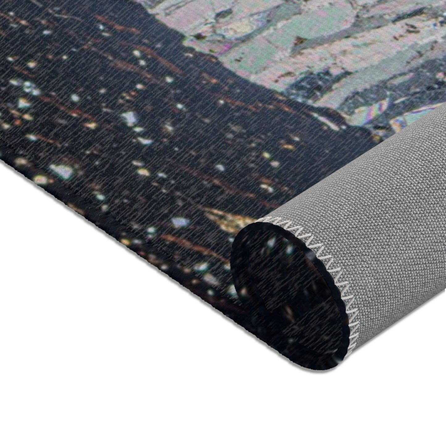 Mineralization Vein Rock Area Rug