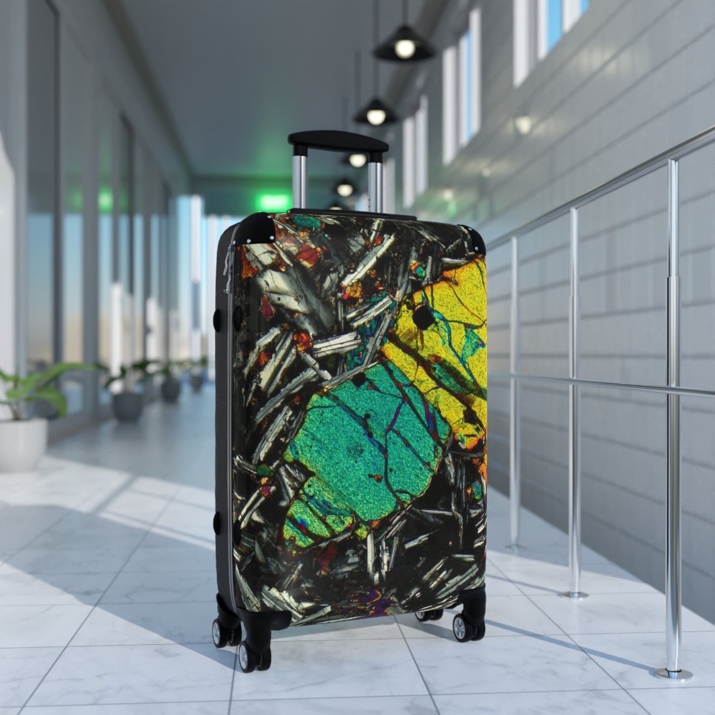 Olivine in Basalt 2.0 Travel Suitcase