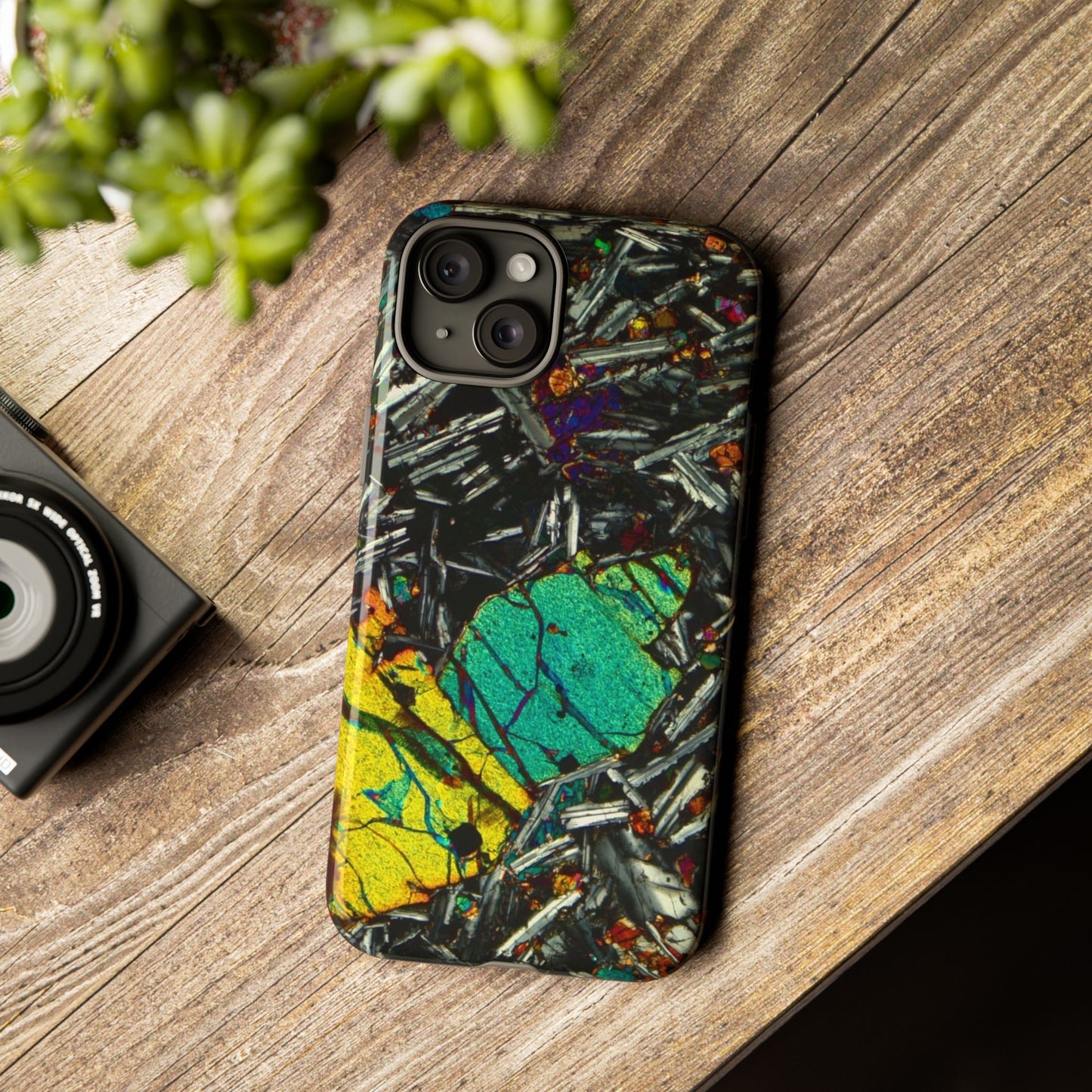 Olivine in Basalt - Phone Case