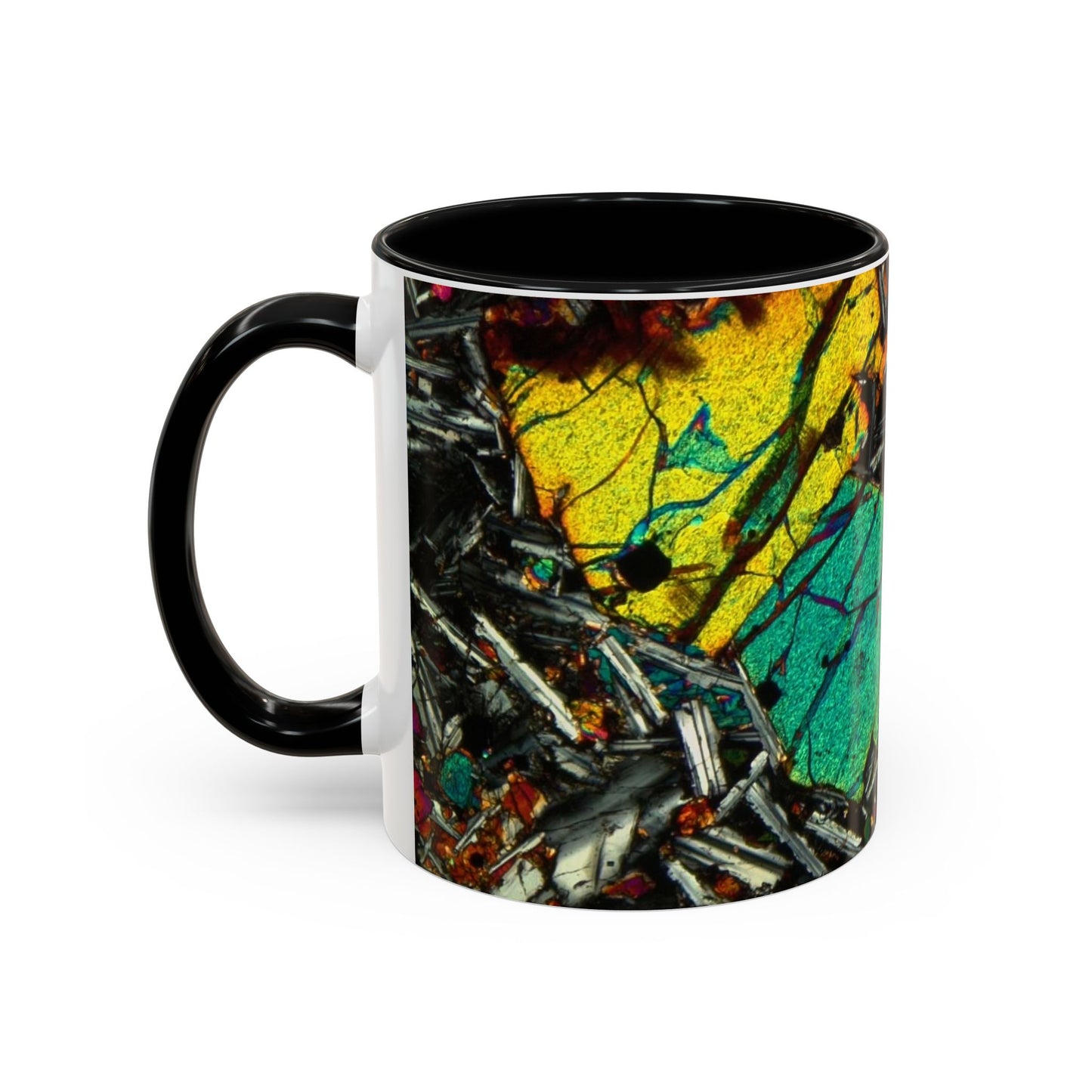 Olivine in Basalt Accent Coffee Mug (11, 15oz)