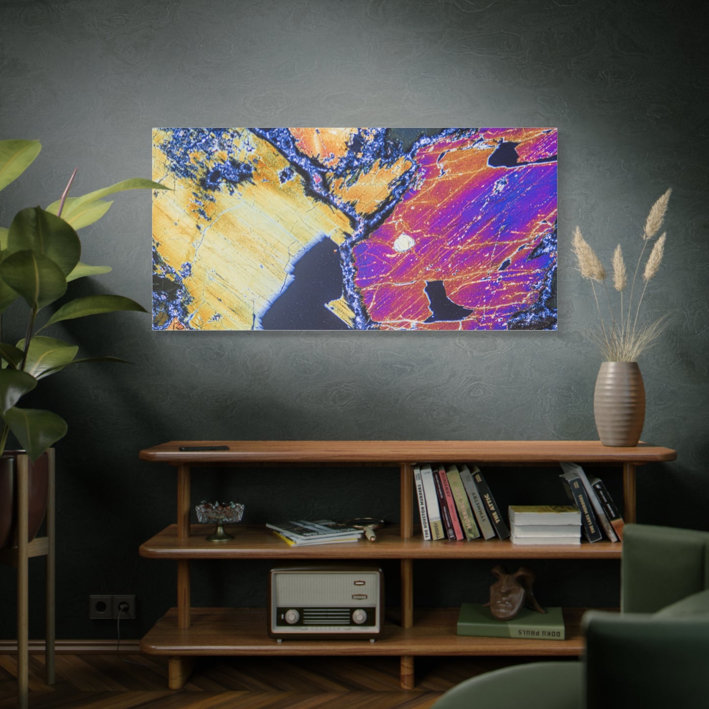 Clinopyroxene Wings Canvas Wall Art