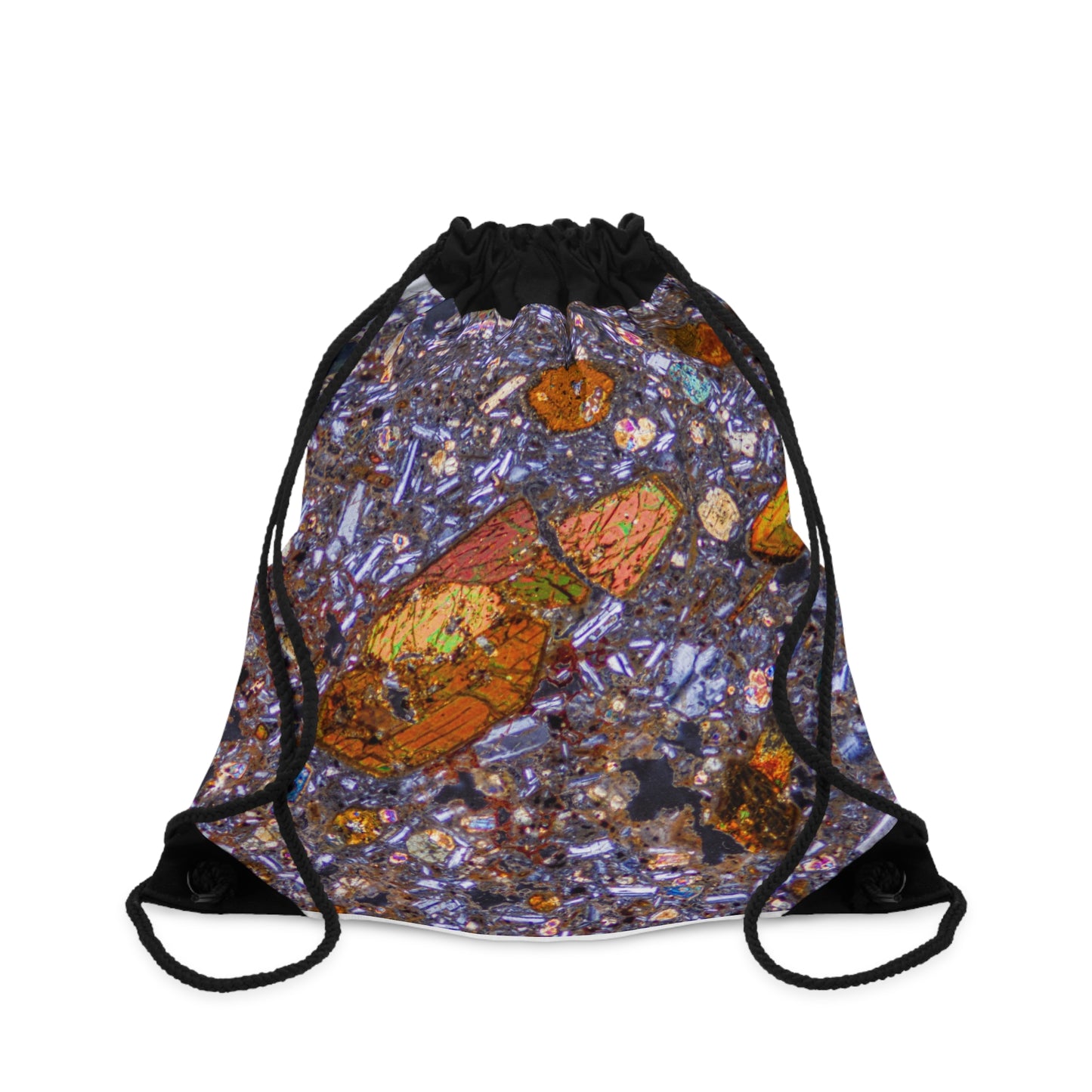 Hornblende in Basalt Drawstring Bag
