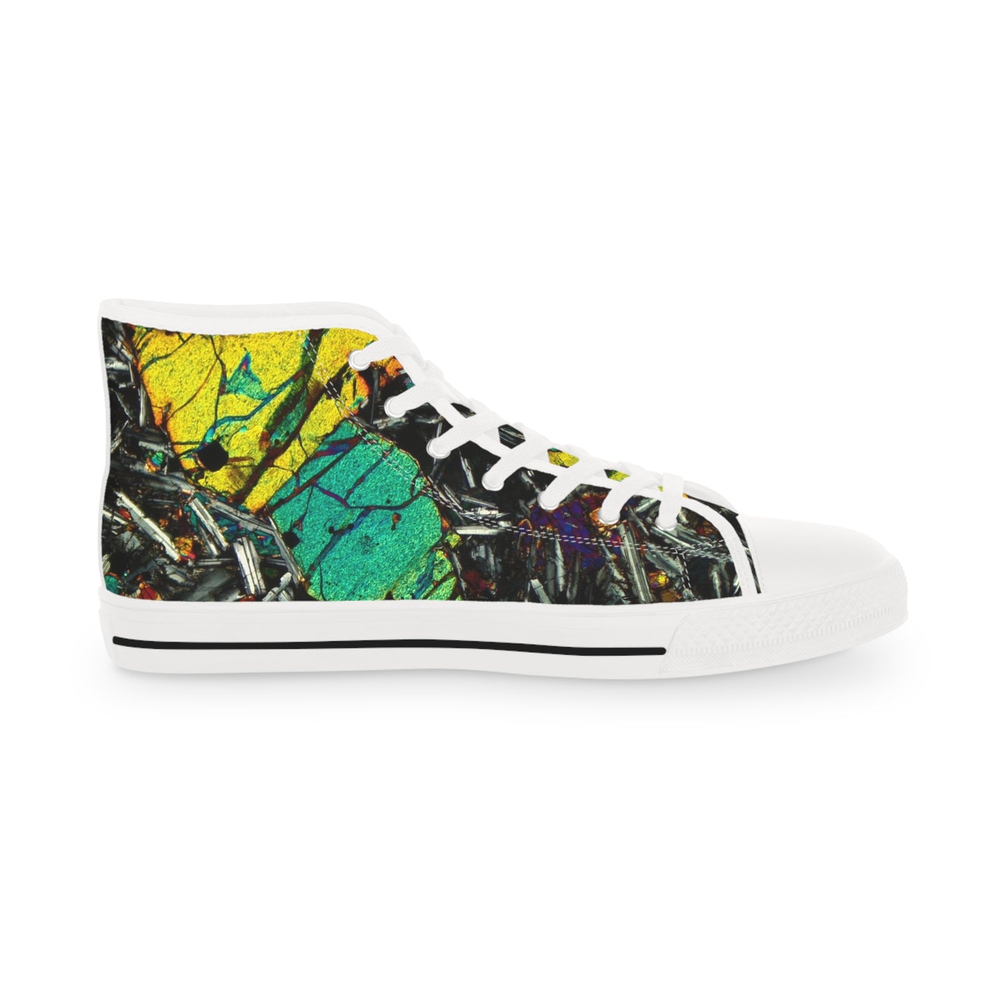 Olivine in Basalt High Top Sneakers for Men