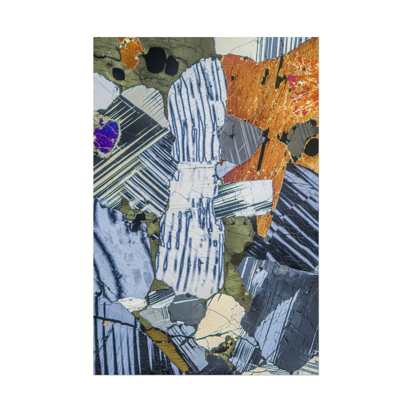 Plagioclase and Pyroxene Rolled Posters