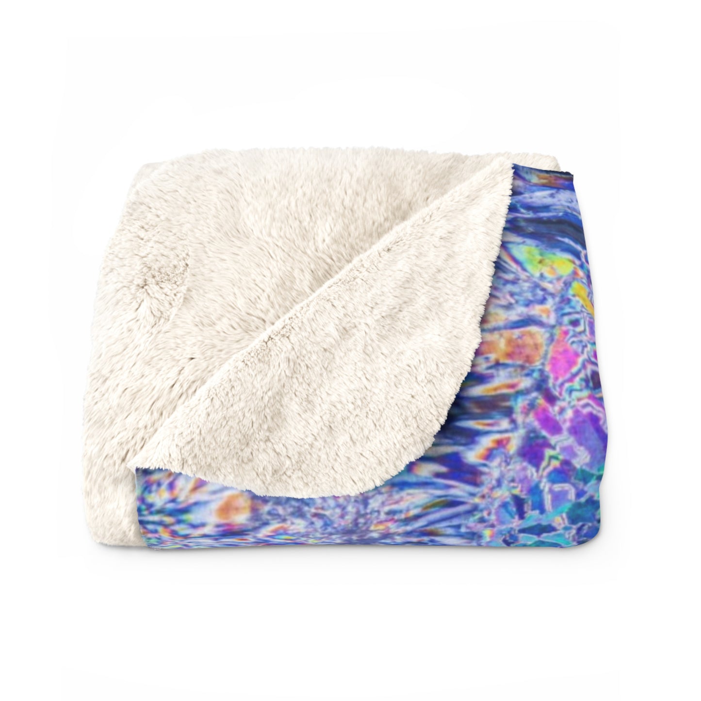 Calcite Sherpa Fleece Blanket