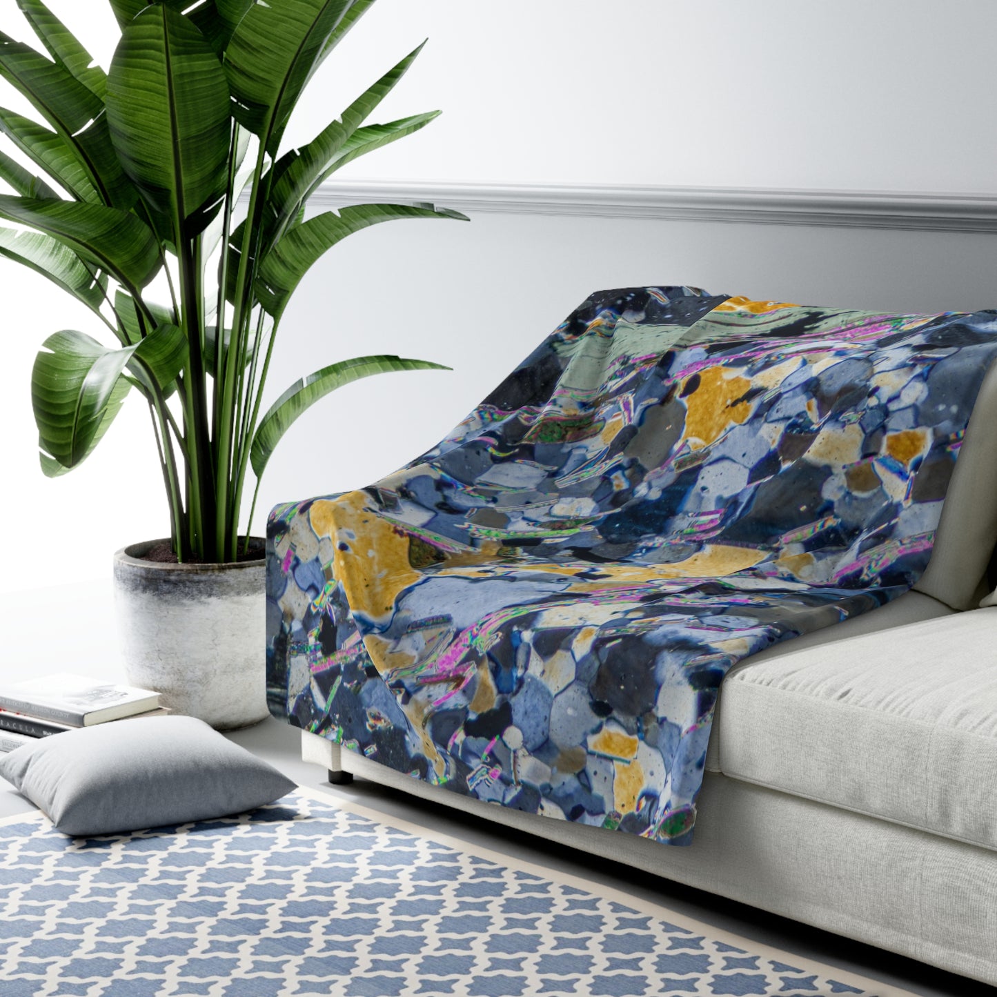 Blueschist 1.0 Sherpa Fleece Blanket