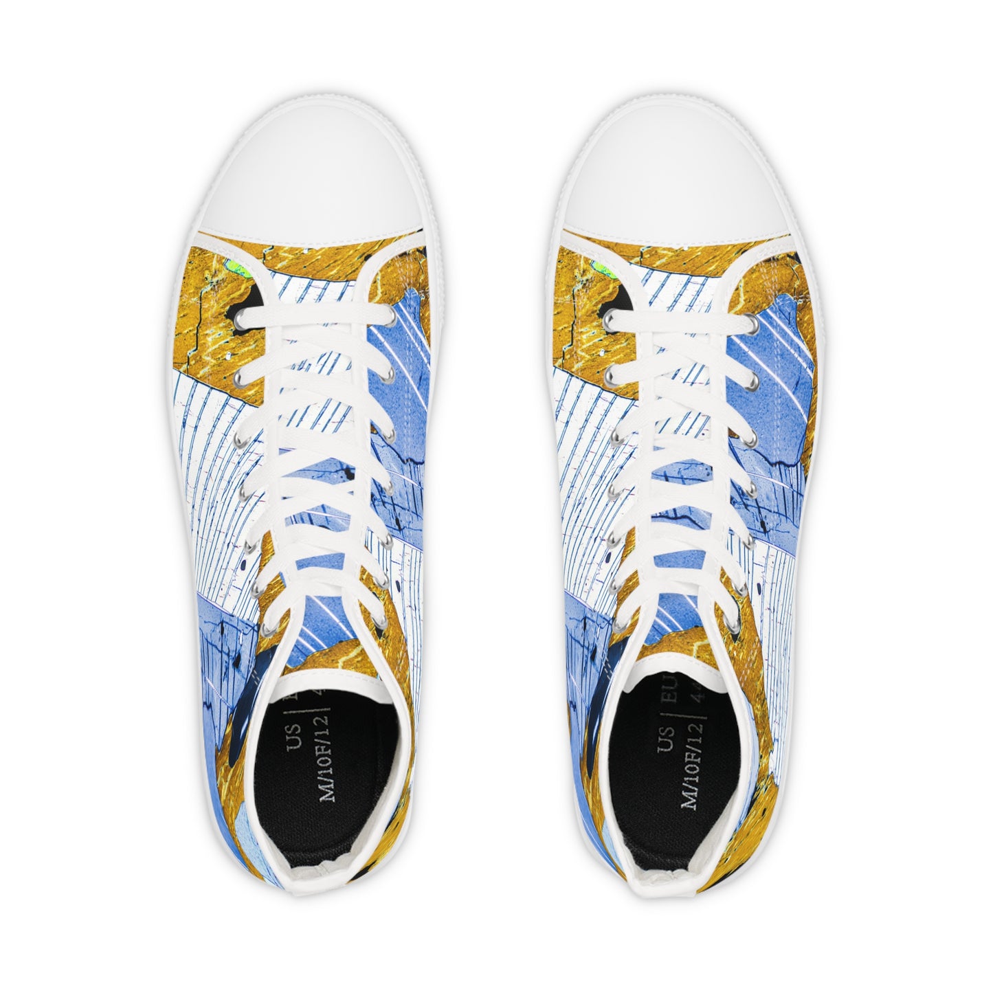 Plagioclase in Pyroxene High Top Sneakers for Men