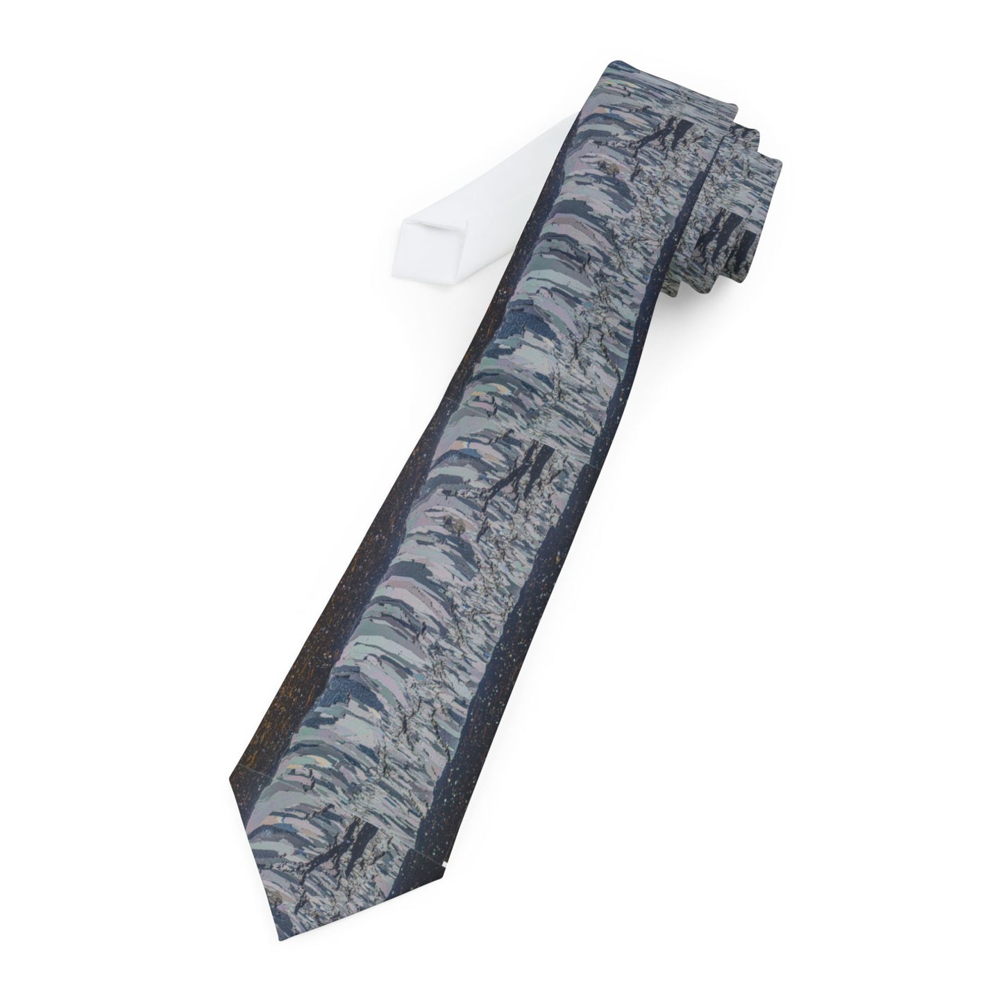 Mineralization Vein Necktie