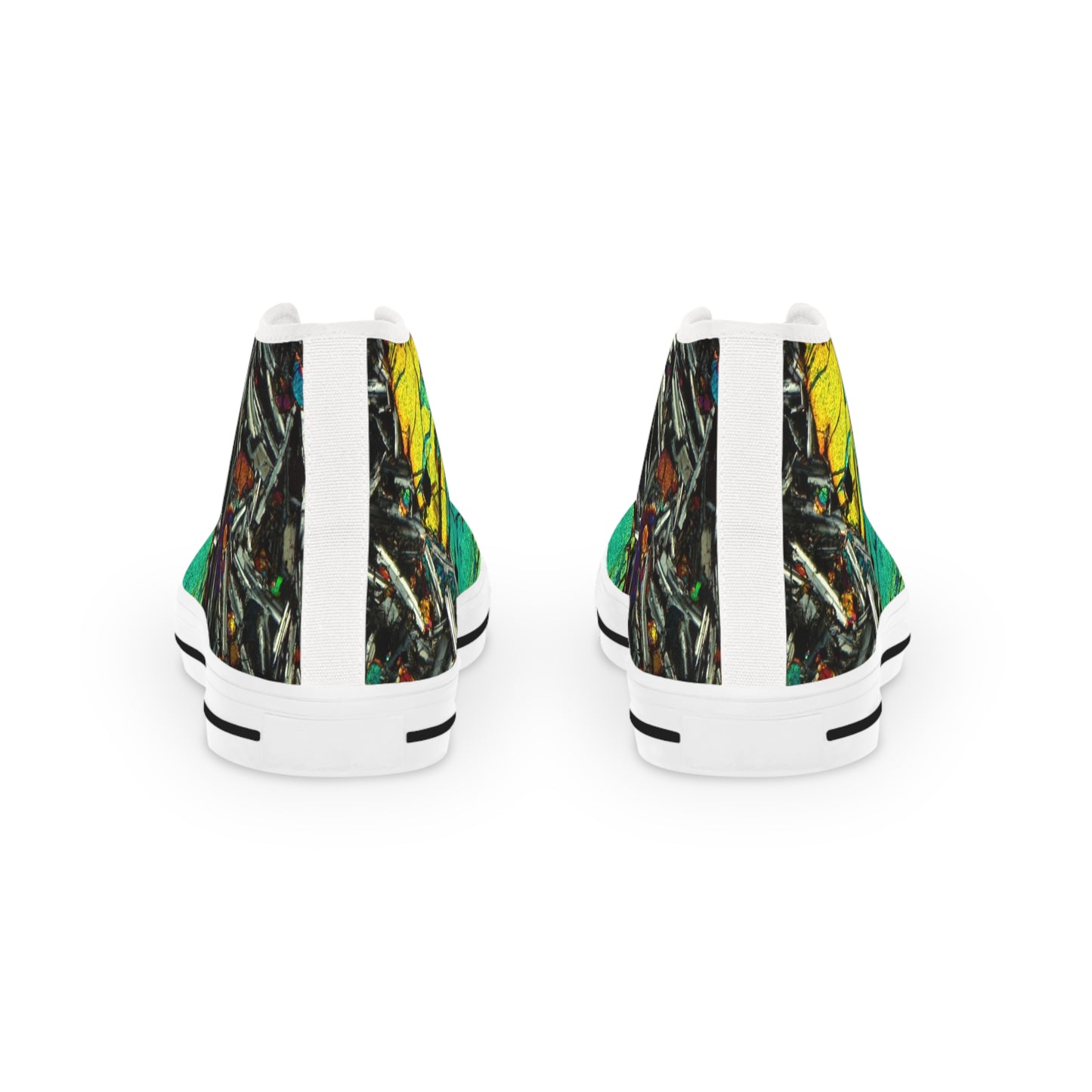 Olivine in Basalt High Top Sneakers for Men
