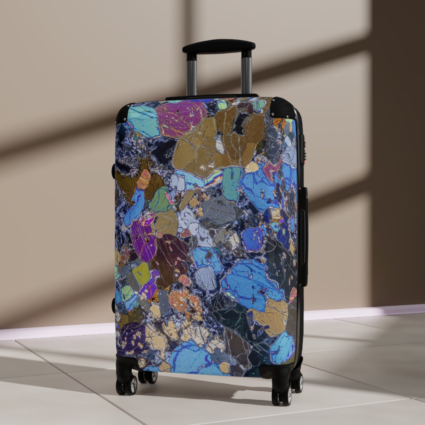 Gabbro with Pyroxene/Olivine Travel Suitcase