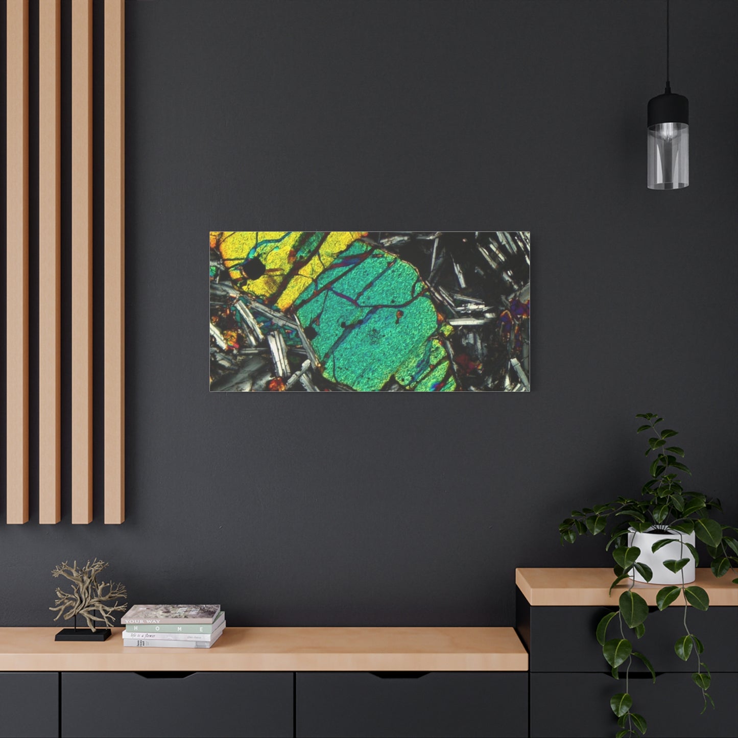 Olivine in Basalt Matte Canvas, Stretched, 1.25"