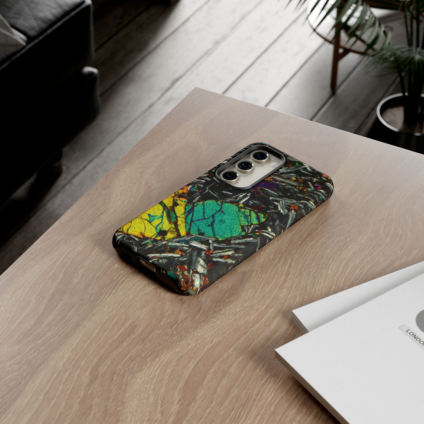Olivine in Basalt - Phone Case
