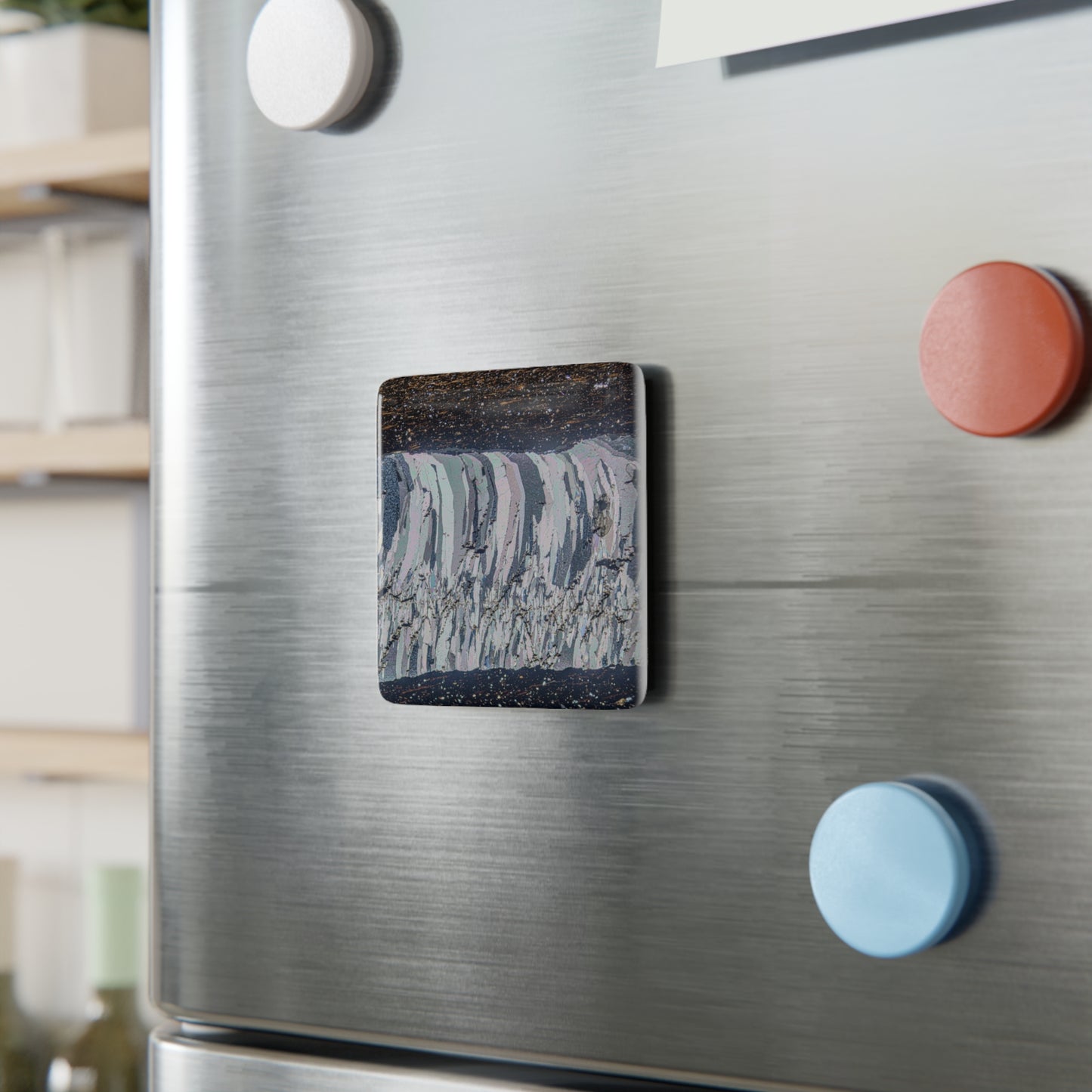 Mineralization Vein Porcelain Magnet