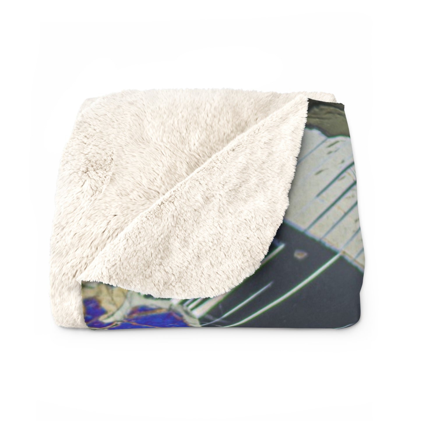 Plagioclase and Pyroxene Sherpa Fleece Blanket