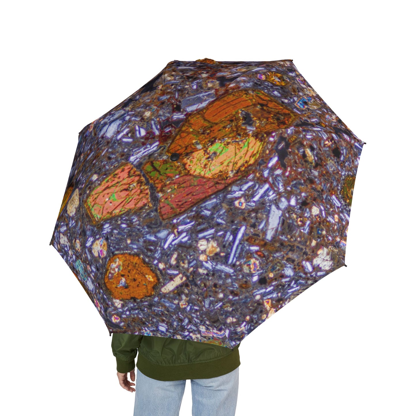 Hornblende in Basalt Foldable Umbrella