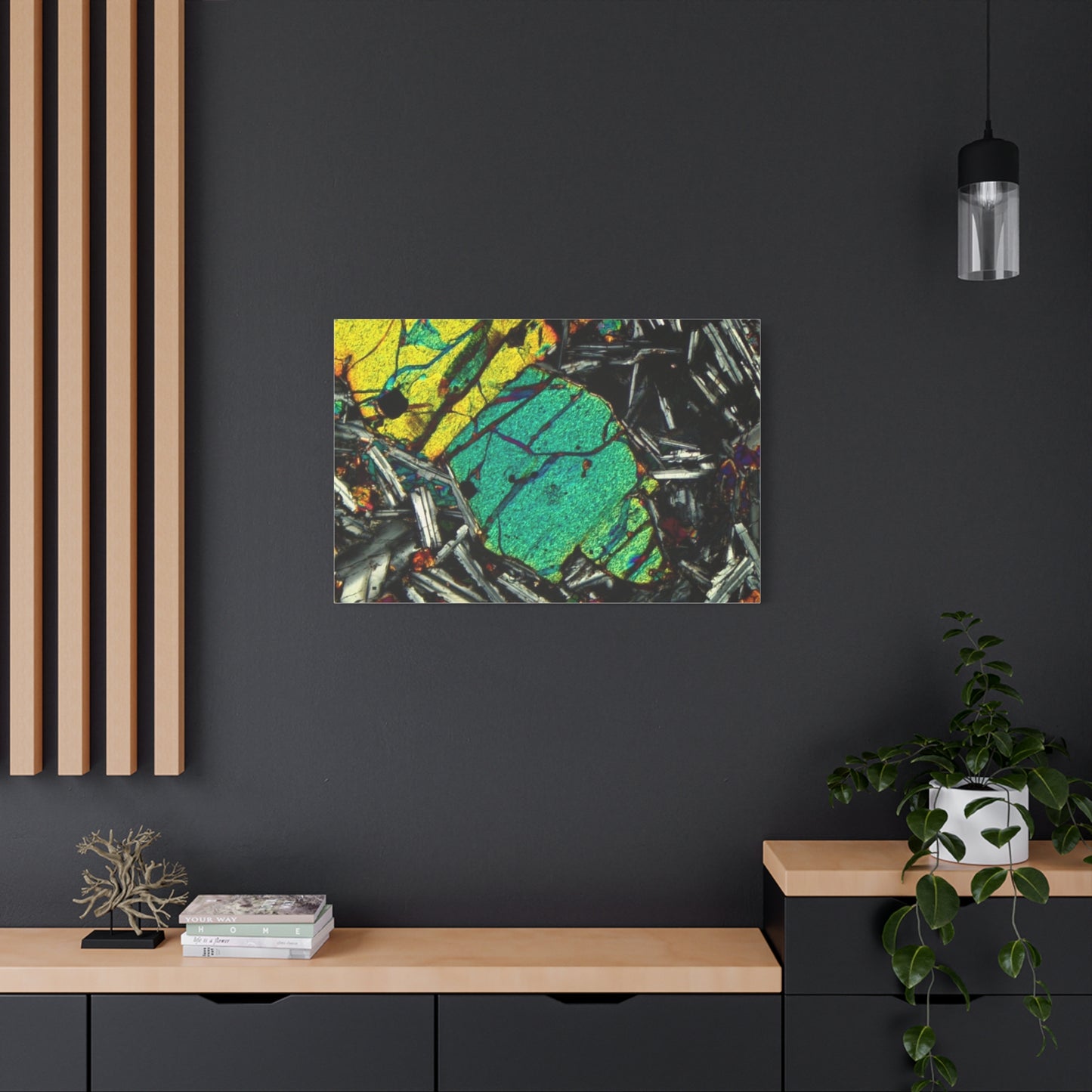Olivine in Basalt Matte Canvas, Stretched, 1.25"