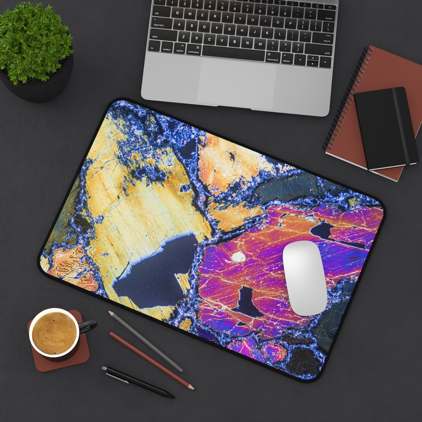 Clinopyroxene Wings Desk Mat